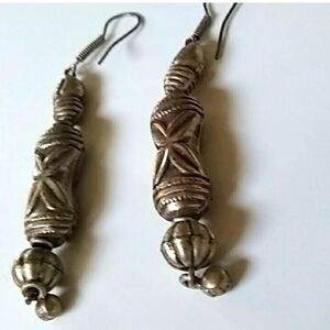 Tribal long vintage earrings